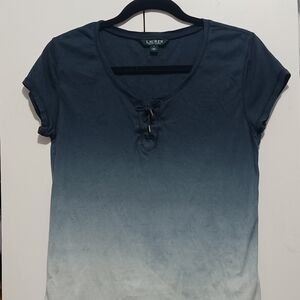 Ralph Lauren women's t-shirt with a gradient design